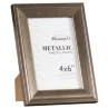 B&M Metallic Photo Frames 4 X 6" 2pk -General Home Store 306042 Great Value Pack of 2 Metallic 4x6 inch Photo Frames easel1