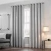 B&M Mystica Shimmer Thermal Lined Silver Curtains 66 X 72" -General Home Store 335318 335320 335321 335322 335323 mystica shimmer thermal lined curtain silver