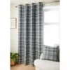 B&M Oakland Traditional Woven Grey Check Curtains 66 X 72" -General Home Store 335327 335329 335330 335332 335333 akland traditional woven check curtain grey