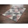 B&M Blush Geo Rug 100 X 150cm -General Home Store 351788 351789 blush geo rug 110x160cm and 160x230cm