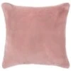 Aspen Faux Fur Cushion - Blush -General Home Store 360858 aspen faux fur cushion blush