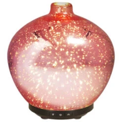 Essence Colour Changing Rose Gold Aroma Diffuser -General Home Store 363278 colour changing glass aroma diffuser rosa red 2