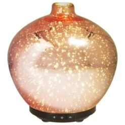 Essence Colour Changing Rose Gold Aroma Diffuser -General Home Store 363278 colour changing glass aroma diffuser rosa yellow
