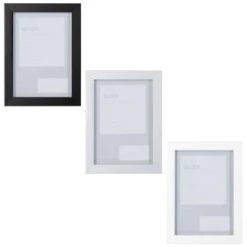 B&M Block Photo Frame 5 X 7" 2pk - White 9 B&M Block Photo Frame 5 X 7" 2pk - White -General Home Store 367046 2pk block photo frame 5x7 main