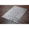 B&M Lexi Microplush Rug 110 X 160cm - Grey -General Home Store 367878 367879 lexi microplush rug grey 1