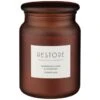 B&M Large Spa Scented Candle - Amber - Restore 1 B&M Large Spa Scented Candle - Amber - Restore -General Home Store 368679 large spa candle restore 5