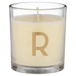 B&M Alphabet Candle (Assorted) - Sandalwood & Amber 15 B&M Alphabet Candle (Assorted) - Sandalwood & Amber -General Home Store 372815 372816 372849 alphabet candle sandalwood and amber r1