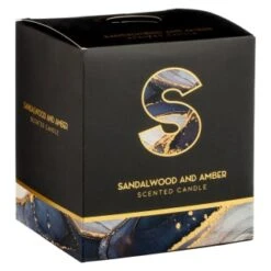 B&M Alphabet Candle (Assorted) - Sandalwood & Amber 20 B&M Alphabet Candle (Assorted) - Sandalwood & Amber -General Home Store 372815 372816 372849 alphabet candle sandalwood and amber s