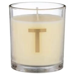 B&M Alphabet Candle (Assorted) - Sandalwood & Amber 16 B&M Alphabet Candle (Assorted) - Sandalwood & Amber -General Home Store 372815 372816 372849 alphabet candle sandalwood and amber t1