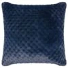 B&M Waffle Faux Fur Cushion - Navy 2 B&M Waffle Faux Fur Cushion - Navy -General Home Store 373085 waffle faux fur cushion navy