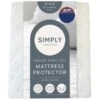 Simply Anti-Bacterial Quilted Mattress Protector - King -General Home Store 375786 simply everyday quilted super soft king mattress protector
