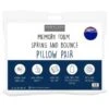 Downland Memory Foam Pillows 2pk -General Home Store 375895 downland memory foam spring and bounce pillow pair