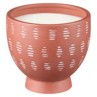 B&M Footed Terracotta Candle 4 B&M Footed Terracotta Candle -General Home Store 380338 footed terracotta candle