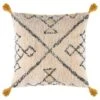 B&M Cleo Tribal Tufted Cushion With Tassels - Multi 2 B&M Cleo Tribal Tufted Cushion With Tassels - Multi -General Home Store 380469 cleo tribal tufted cushion with tassels