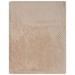 B&M Supersoft Waffle Throw - Stone -General Home Store 383145 waffle stone throw 3
