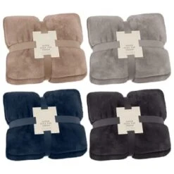 Heritage Collection Aspen Faux Fur Throw - Charcoal -General Home Store 383178 383180 383182 383183 aspen throw group 2