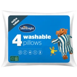 Silentnight Washable Pillows 4pk