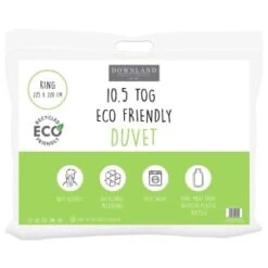 Downland Eco-Friendly Anti-Allergy 10.5 Tog Duvet - King