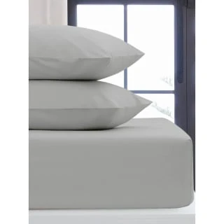 Silentnight Single Fitted Sheet - Light Grey 3 Silentnight Single Fitted Sheet - Light Grey