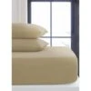 Silentnight Oatmeal Single Fitted Sheet -General Home Store 385361 385362 385363 385364 oatmeal pillow pair single double king sheet 2