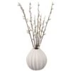 B&M Pussy Willow In White Vase -General Home Store 387576 pussy willow in white vase