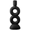B&M Dinner Candle Holder - Black -General Home Store 387583 dinner candle holder black2