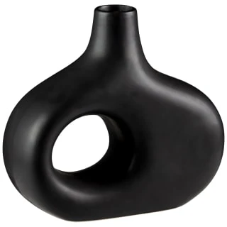 B&M Matte Black Vase 3 B&M Matte Black Vase