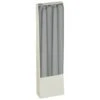 Tapered Candles 8pk - Grey -General Home Store 387716 8pk tapered candles grey