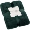 B&M Waffle Throw - Dark Green -General Home Store 388773 waffle throw dark green 4
