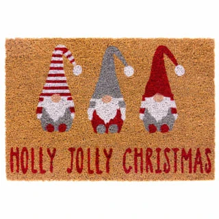 B&M Festive Gonk Coir Doormat 3 B&M Festive Gonk Coir Doormat