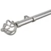B&M Steel Mace Cage Curtain Pole 70 - 120cm -General Home Store 390208 390209 steel mace cage pole 3 1
