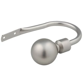 B&M Matt Satin Silver Orb Curtain Hold Backs 2pk 3 B&M Matt Satin Silver Orb Curtain Hold Backs 2pk