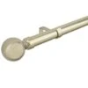 B&M Shiny Gold Orb Curtain Pole 70 - 120cm -General Home Store 390239 390240 shiny gold orb round pole 3