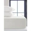 Simply Everyday Cream Double Fitted Sheet -General Home Store 391662 391665 391666 391667 coconut milk pillow pair single double king sheet 1