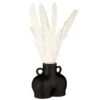 B&M Cream Pampas In Bum Vase -General Home Store 392628 cream pampas in bum vase