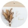 B&M Pampas Grass Hanging Plaque 2 B&M Pampas Grass Hanging Plaque -General Home Store 394461 pampas hanging plaque 2