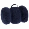 B&M Simply Teddy Navy Rolled Throw 2 B&M Simply Teddy Navy Rolled Throw -General Home Store 394931 teddy throw navy