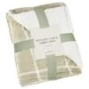 Winston Sage Check Sherpa Throw -General Home Store 394950 winston sage check sherpa throw