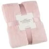 Large Blush Fleece Throw -General Home Store 394985 large blush fleece throw 5