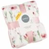 Simply Floral Polar Fleece Throw 2pk -General Home Store 395002 simply super soft throws 2pk blush floral