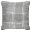 Hampton Check Cushion - Grey -General Home Store 395332 hampton grey check cushion