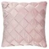 Basket Weave Blush Cushion -General Home Store 395356 basket weave cushion blush