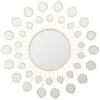 B&M Gold Mirrored Petal Mirror 2 B&M Gold Mirrored Petal Mirror -General Home Store 396239 gold mirror