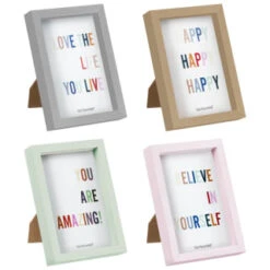 B&M Colourblock Frame 4 X 6" - Turquoise -General Home Store 396247 396248 396249 396250 basic colourblock frame 4x6 group