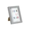 B&M Colourblock Frame 4 X 6" - Silver -General Home Store 396248 basic colourblock frame 4x6 silver 2