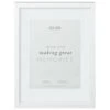 B&M A4 New York Box Photo Frame - White -General Home Store 396444 new york box frame mounted a3 white