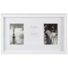 B&M Three Photo New York Photo Frame - White -General Home Store 396575 new york frame white 3ap