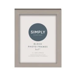 Simply Everyday 5 X 7" Block Frames 3pk - Grey -General Home Store 396674 3pk simply everyday block frames 5x7 grey 3