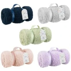 Simply Kids Teddy Throw - Sage -General Home Store 400204 400205 400206 400208 400209 simply kids teddy rolled kids throw group 3