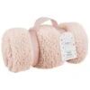 Simply Kids Teddy Throw - Light Pink -General Home Store 400208 simply kids teddy rolled kids throw pink 4